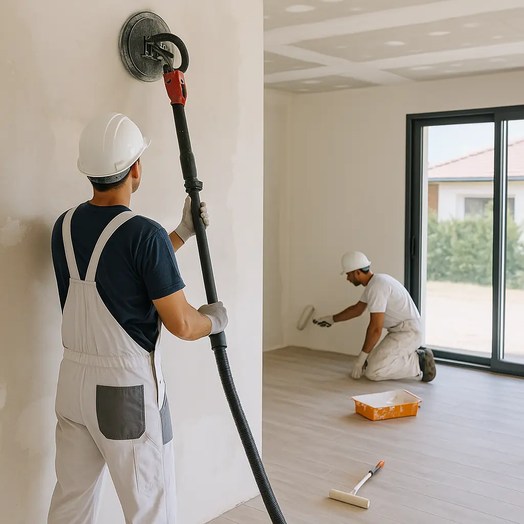 Travaux de plâtrerie, peinture et revêtements de sol par l'entreprise de bâtiment batim frnace à Saint Etienne